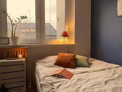 Łóżko lub łóżka w pokoju w obiekcie Art & Vintage - 2 rooms, close to center