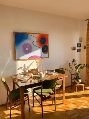 Część wypoczynkowa w obiekcie Art & Vintage - 2 rooms, close to center