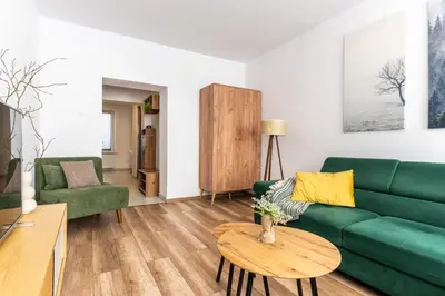 Część wypoczynkowa w obiekcie Kłodzki Apartament z Parkingiem - Blisko Centrum