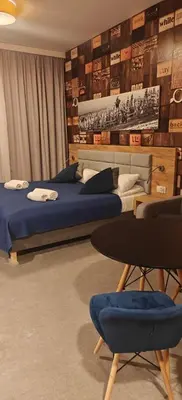 Część wypoczynkowa w obiekcie Apartament Czarna Góra Blue