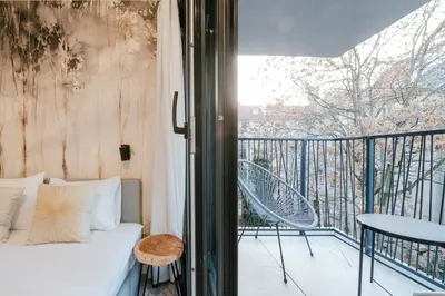 Balkon lub taras w obiekcie Nowy Targ Jodłowa by Comfort Apartments
