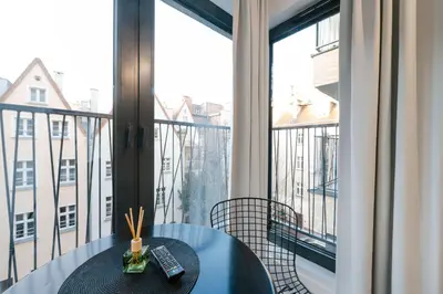Balkon lub taras w obiekcie Nowy Targ Jodłowa by Comfort Apartments