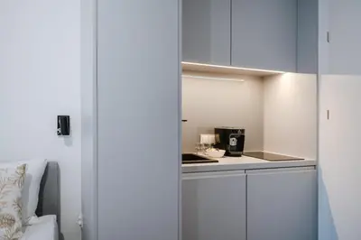 Kuchnia lub aneks kuchenny w obiekcie Nowy Targ Jodłowa by Comfort Apartments