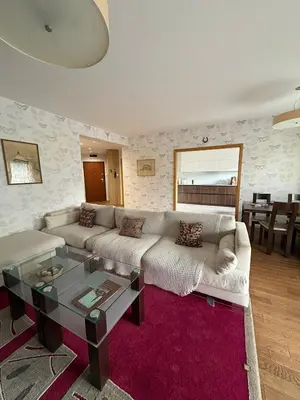 Część wypoczynkowa w obiekcie Family friendly flat steps from the Zoo