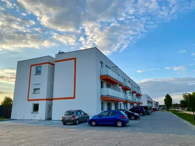 Budynek, w którym mieści się apartament