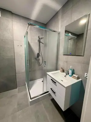Łazienka w obiekcie Apartament Krokus - winda, parking
