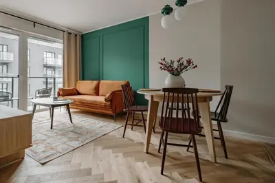 Część wypoczynkowa w obiekcie Braniborska 70 - Natural Luxury Apartment - Wrocław - Fair Rentals