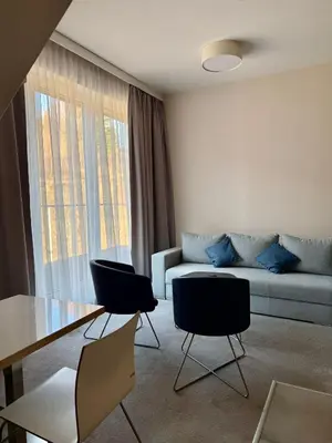 Część wypoczynkowa w obiekcie Aparthotel Apartamenty Czarna Góra 420