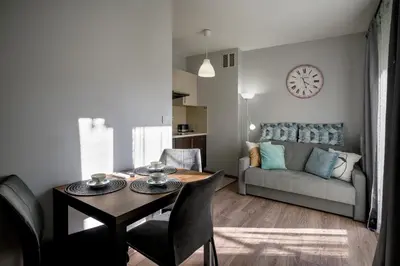 Część wypoczynkowa w obiekcie RentPlanet - Studio Kościuszki