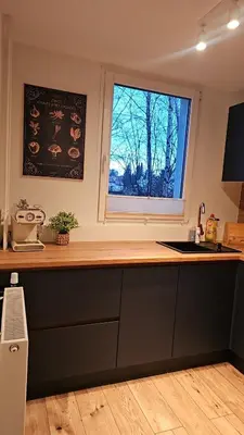 Kuchnia lub aneks kuchenny w obiekcie Apartament na Wojciecha