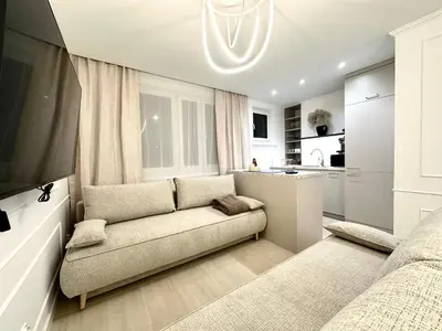 Kuchnia lub aneks kuchenny w obiekcie Kotlarska 2 Apartment - Self Check-In 20h - 300m Main Square