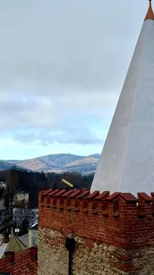 Widok na góry z tego apartamentu