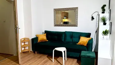 Część wypoczynkowa w obiekcie Apartamenty w Starej Wieży by LibertaRent