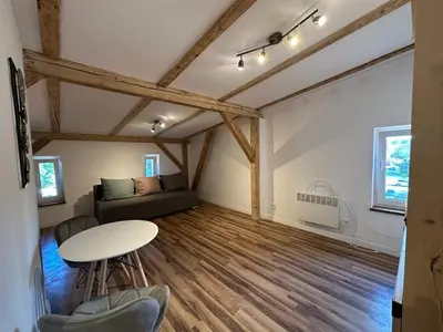 Część wypoczynkowa w obiekcie Bingo apartament przy deptaku