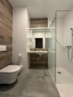Łazienka w obiekcie Aparthotel Apartamenty Czarna Góra 111