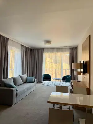 Część wypoczynkowa w obiekcie Aparthotel Apartamenty Czarna Góra 111