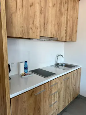 Kuchnia lub aneks kuchenny w obiekcie Aparthotel Apartamenty Czarna Góra 111