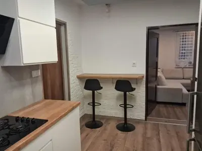 Kuchnia lub aneks kuchenny w obiekcie Przytulny apartament