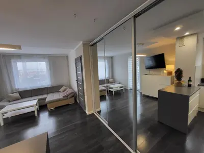 Telewizja i/lub zestaw kina domowego w obiekcie Apartament Daisy 2