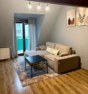 Część wypoczynkowa w obiekcie AH Apartament Wroclavia