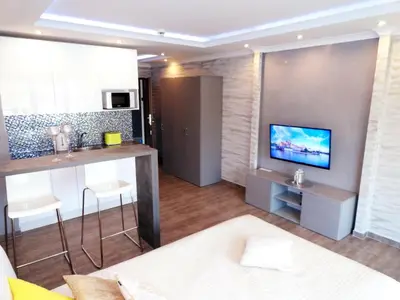 Telewizja i/lub zestaw kina domowego w obiekcie Na Grobli 123