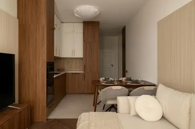 Kuchnia lub aneks kuchenny w obiekcie Luxury Apartment Near Center