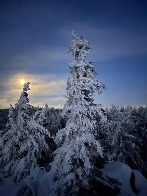 Obiekt Agroturystyka Monte Luna - domki zimą