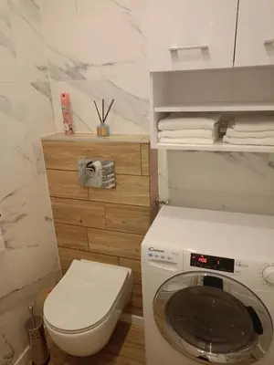 Łazienka w obiekcie Apartament BLISKO SZLAKU