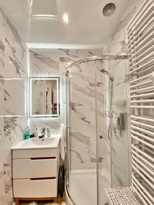 Łazienka w obiekcie Apartament BLISKO SZLAKU