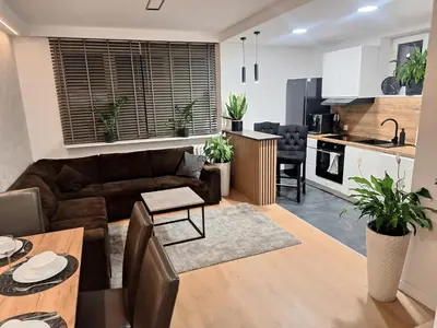 Kuchnia lub aneks kuchenny w obiekcie Apartament Polna 21