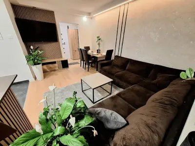 Część wypoczynkowa w obiekcie Apartament Polna 21