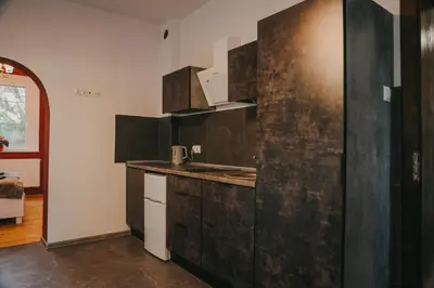 Kuchnia lub aneks kuchenny w obiekcie Szczytny Zakątek Apartamenty