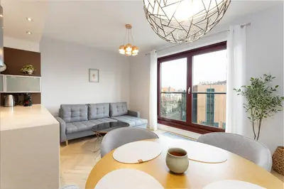 Część wypoczynkowa w obiekcie Apartamenty Krawiecka, Sun & Snow