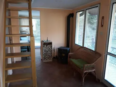 Część wypoczynkowa w obiekcie Domek Pod Brzózką