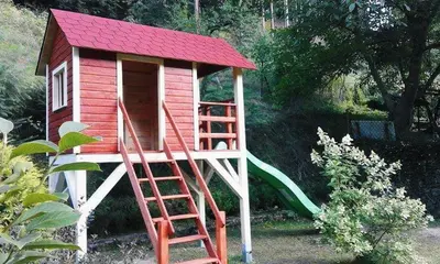 Ogród w obiekcie Domek Pod Brzózką