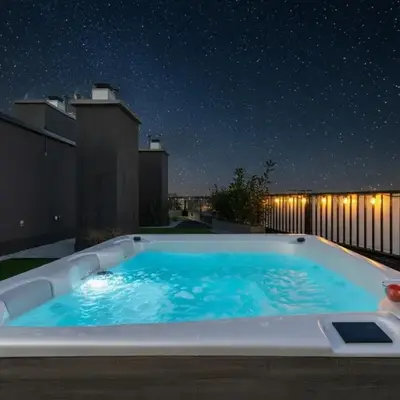 Luxury Sky Jagodno Apartment with Jacuzzi Parking & Terrace by Renters Prestige