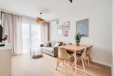 Część wypoczynkowa w obiekcie Legnicka Residence Adam i Ela