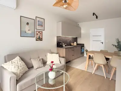 Kuchnia lub aneks kuchenny w obiekcie Legnicka Residence 18 A