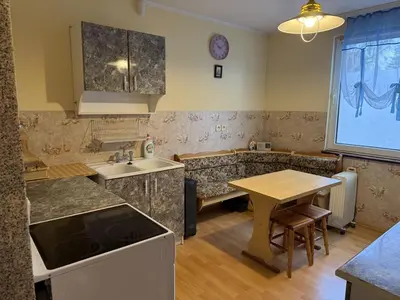 Kuchnia lub aneks kuchenny w obiekcie Miodowa Apartment