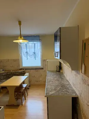 Kuchnia lub aneks kuchenny w obiekcie Miodowa Apartment