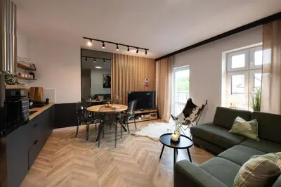 Część wypoczynkowa w obiekcie Apartament Gwiazd