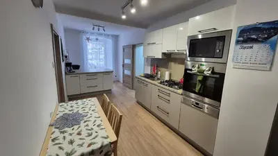 Kuchnia lub aneks kuchenny w obiekcie Apartament w Rynku