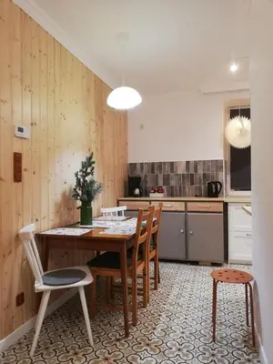 Kuchnia lub aneks kuchenny w obiekcie Apartamenty Mirabelka