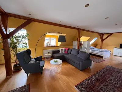 Część wypoczynkowa w obiekcie Apartament Parkowy