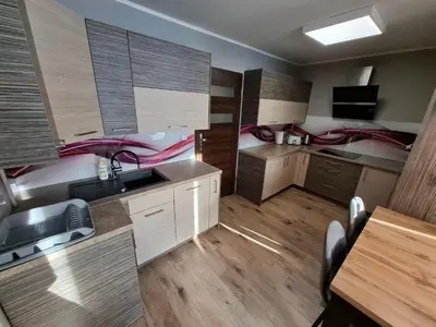 Kuchnia lub aneks kuchenny w obiekcie Apartament Lewin Kłodzki