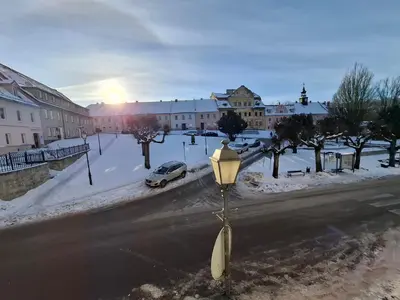 Obiekt Apartament Lewin Kłodzki zimą