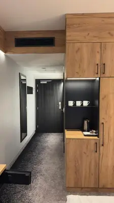 Kuchnia lub aneks kuchenny w obiekcie Sienna Aparthotel Czarna Perła 301 Czarna Góra