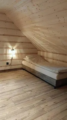 Łóżko lub łóżka w pokoju w obiekcie Domek u Hillów
