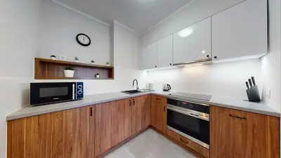 Kuchnia lub aneks kuchenny w obiekcie Market Square View Cozy 2 Rooms AS Home R425