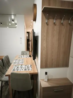 Telewizja i/lub zestaw kina domowego w obiekcie Apartament przy Małej Panwi III